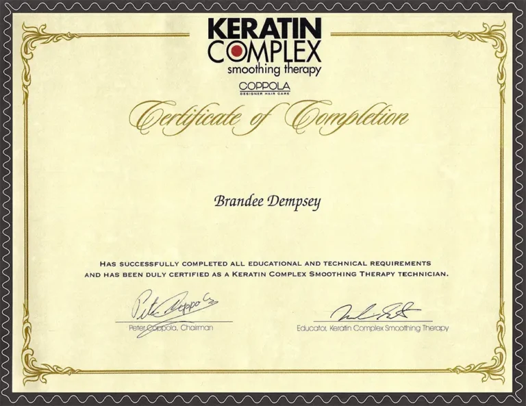 Certificate keratin 1000x772
